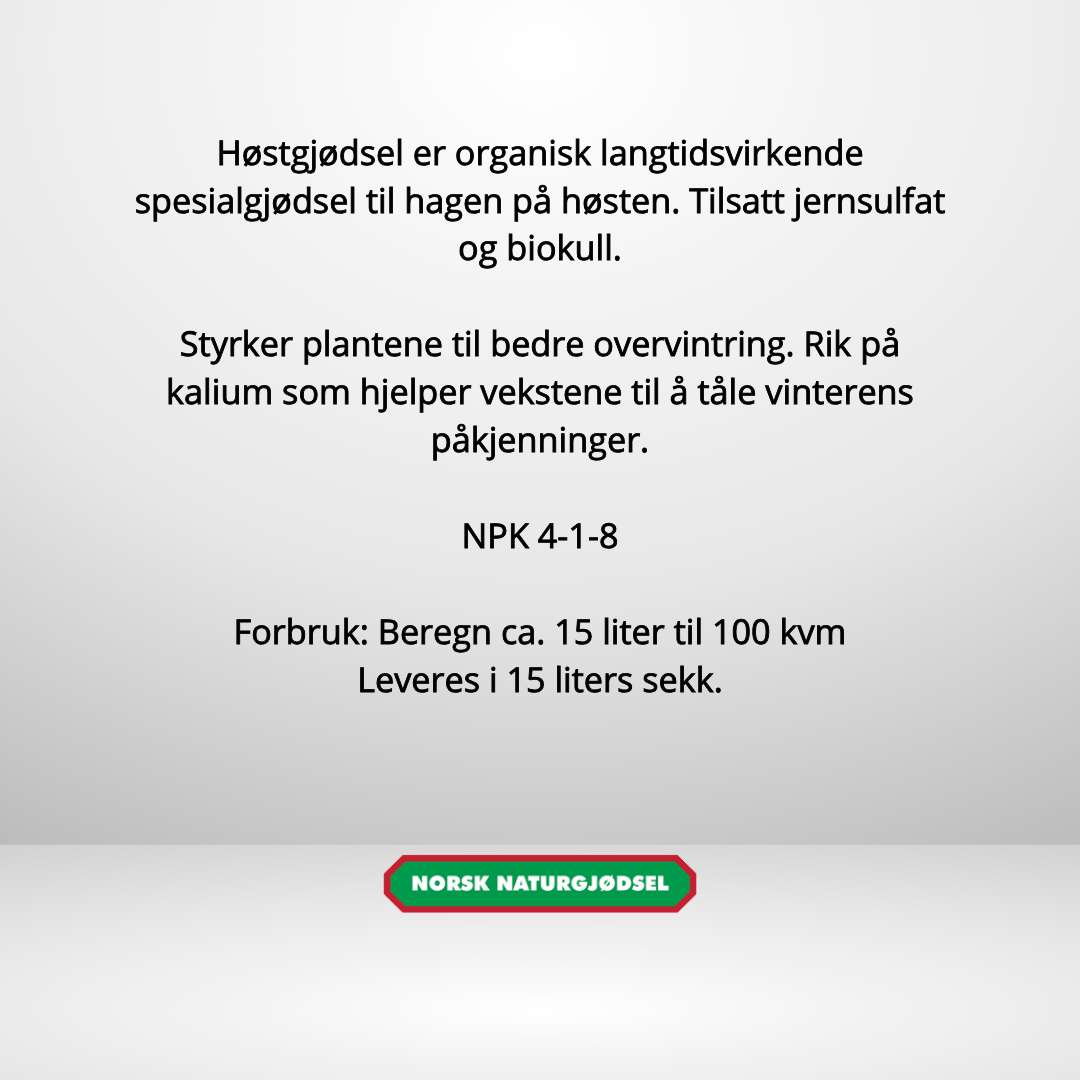 Høstgjødsel 15 liter