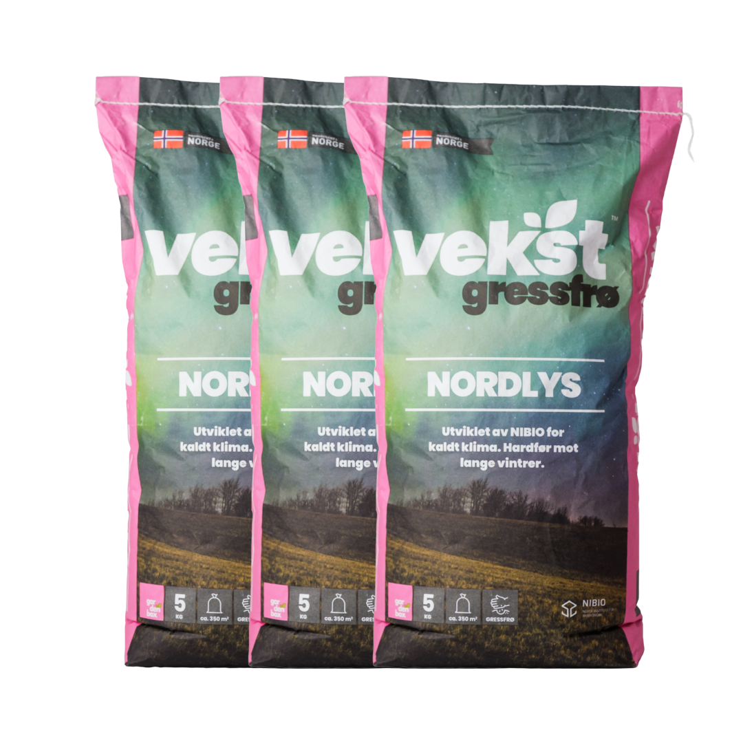 Gressfrø Vekst Nordlys (5 - 15 kg)