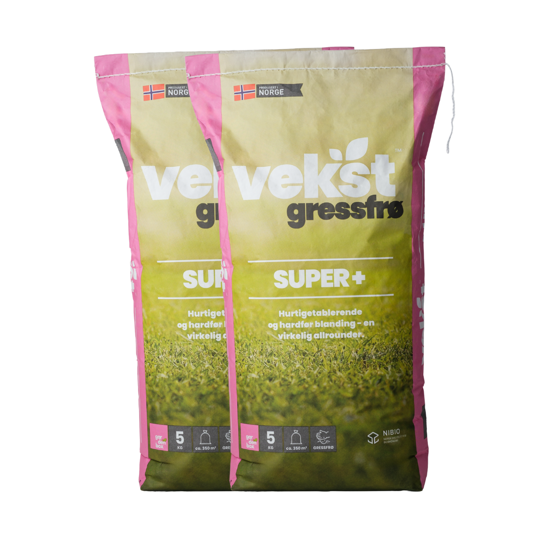 Gressfrø Vekst Super+ (1 -15 kg)