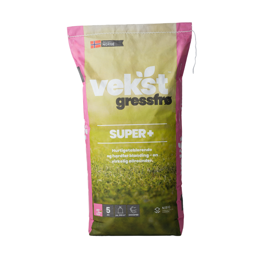 Gressfrø Vekst Super+ (1 -15 kg)