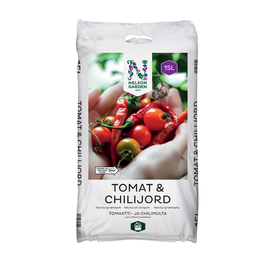 Tomat og chilijord 15 liter