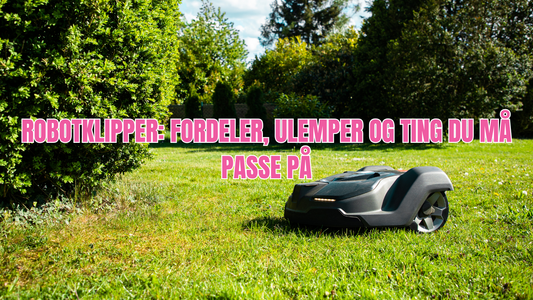 Robotklipper, pluss og minus