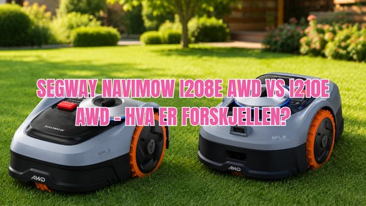 Segway Navimow i208E AWD vs i210E AWD – Hva er forskjellen?
