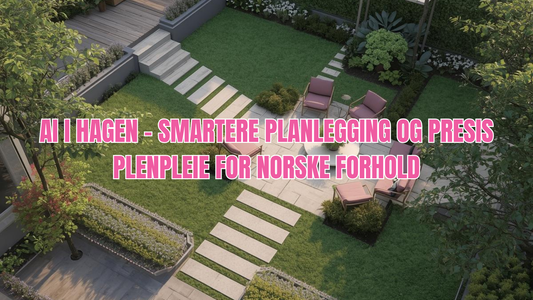 Slik bruker du AI for hageplanlegging — 10 prompt-eksempler for norske forhold
