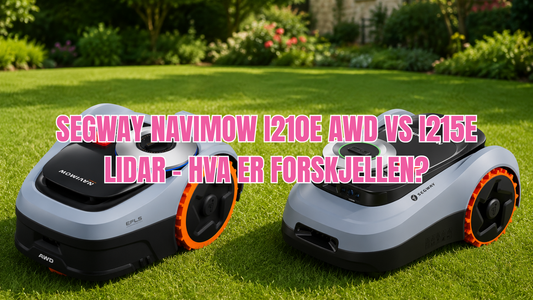 Segway Navimow i210E AWD vs i215E LiDAR – Hva er forskjellen?