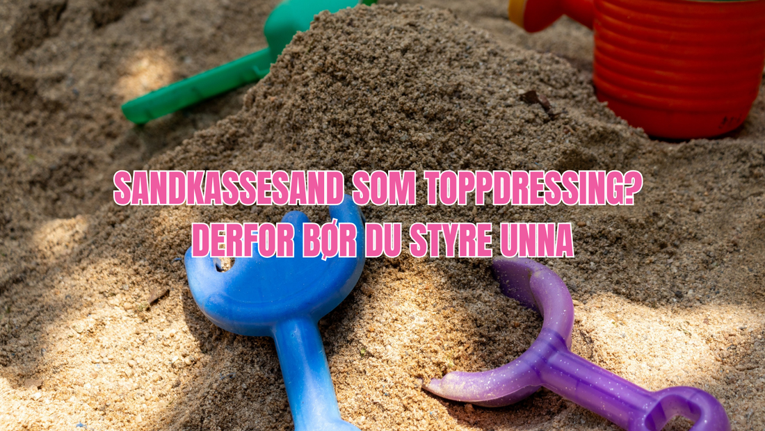 Kan du bruke sandkassesand som toppdressing på plen?