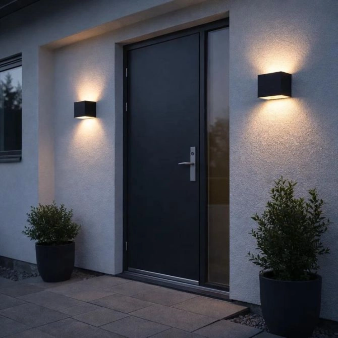 Nordic Glow solcelle vegglampe