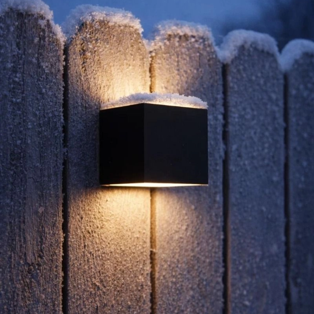 Nordic Glow solcelle vegglampe