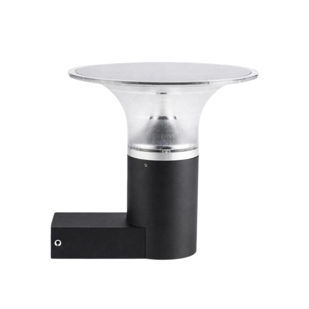 Helios PRO solcelledrevet vegglampe