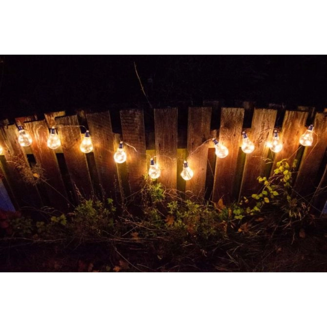 Aurora PRO Vintage solcelle lyslenke – 20 pærer