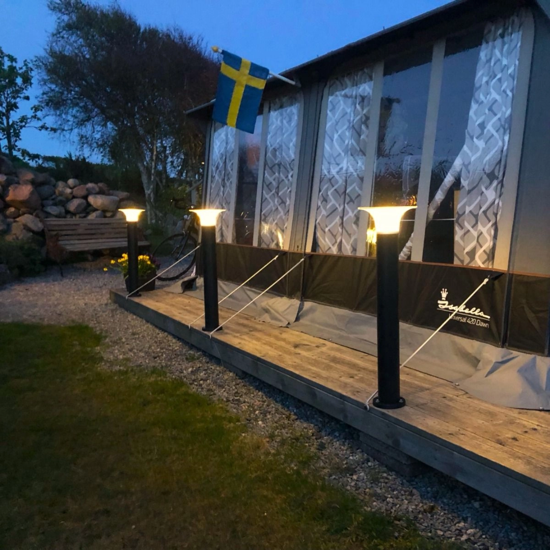 Helios PRO solcellelampe med sensor