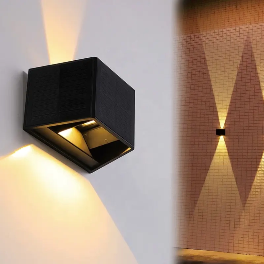 Omni solcelle vegglampe
