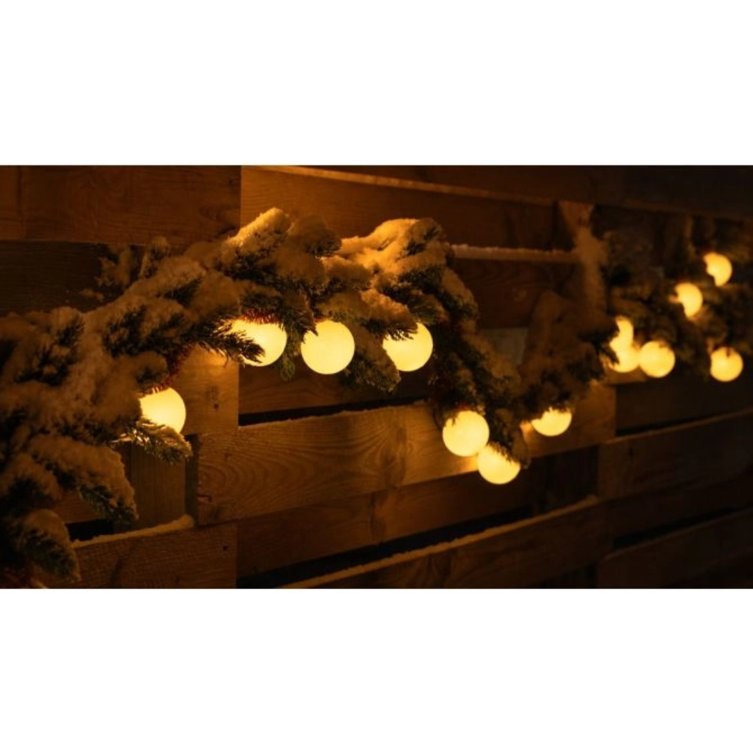 Aurora PRO Festoon solcellelysslynge – 20 pærer