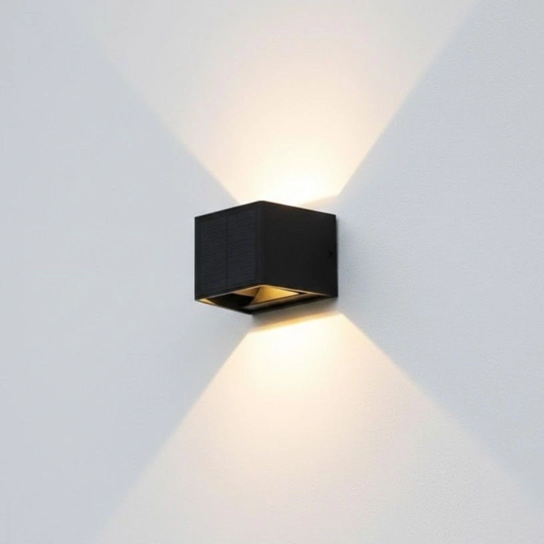 Omni solcelle vegglampe