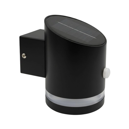 Duron Black solcelle sensorlampe