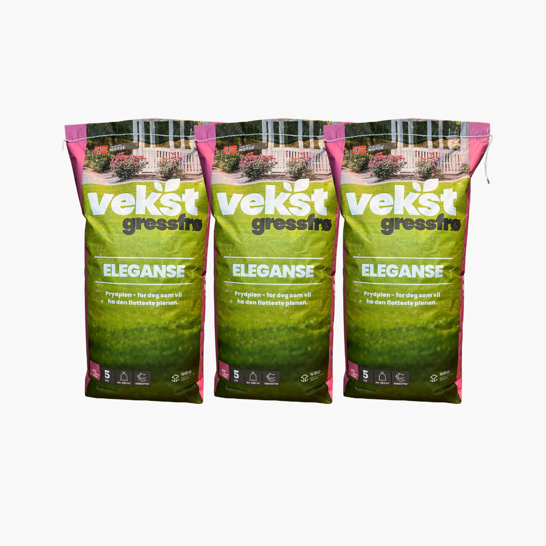 Vekst gressfrø Eleganse 15kg (100% rødsvingel)