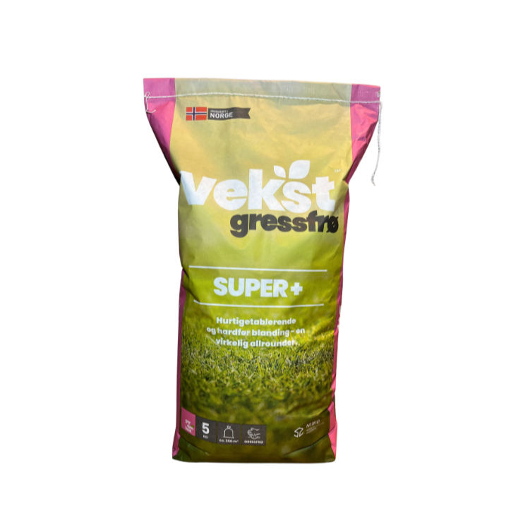 Gressfrø Vekst Super+ (1 -15 kg)