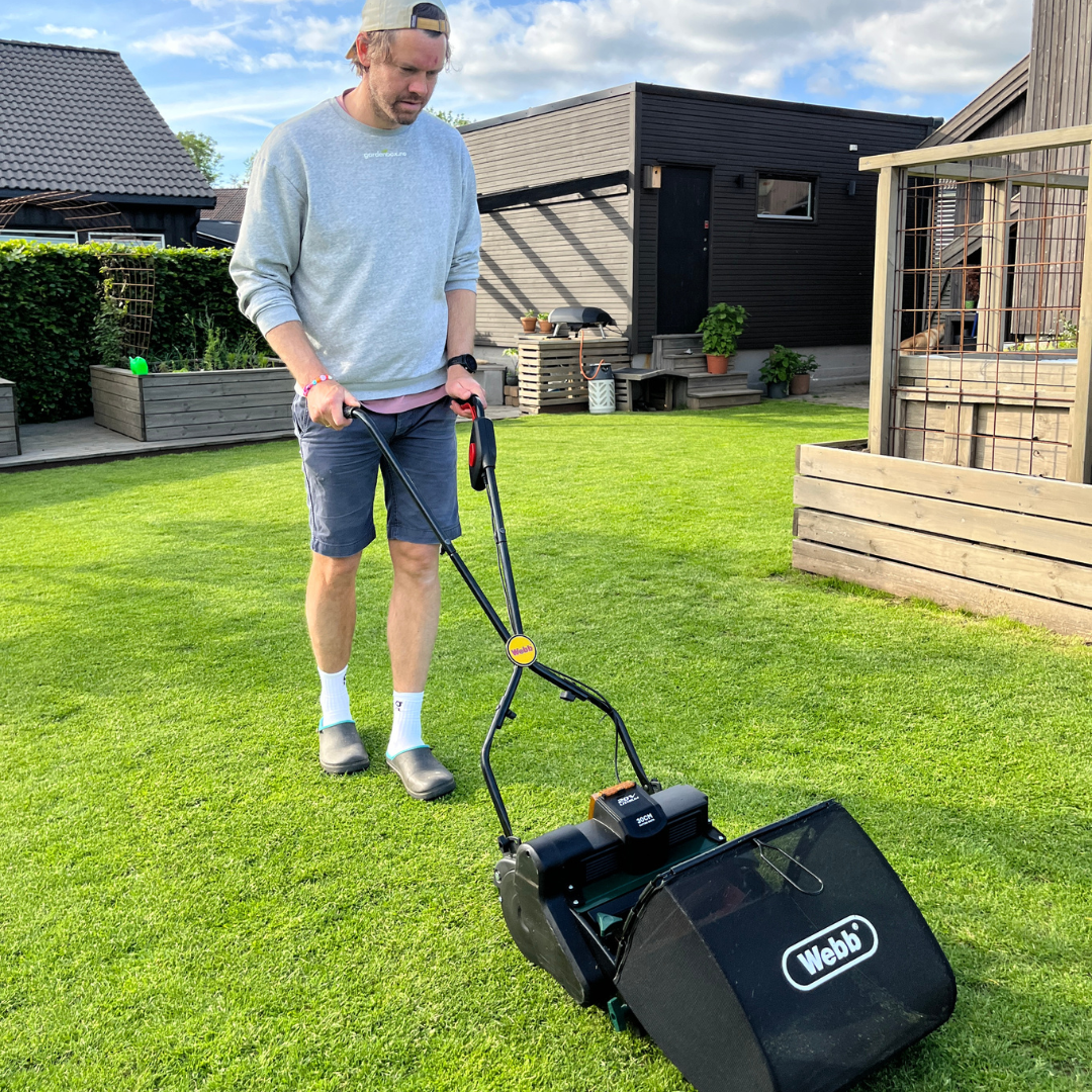 Webb sylinderklipper på batteri