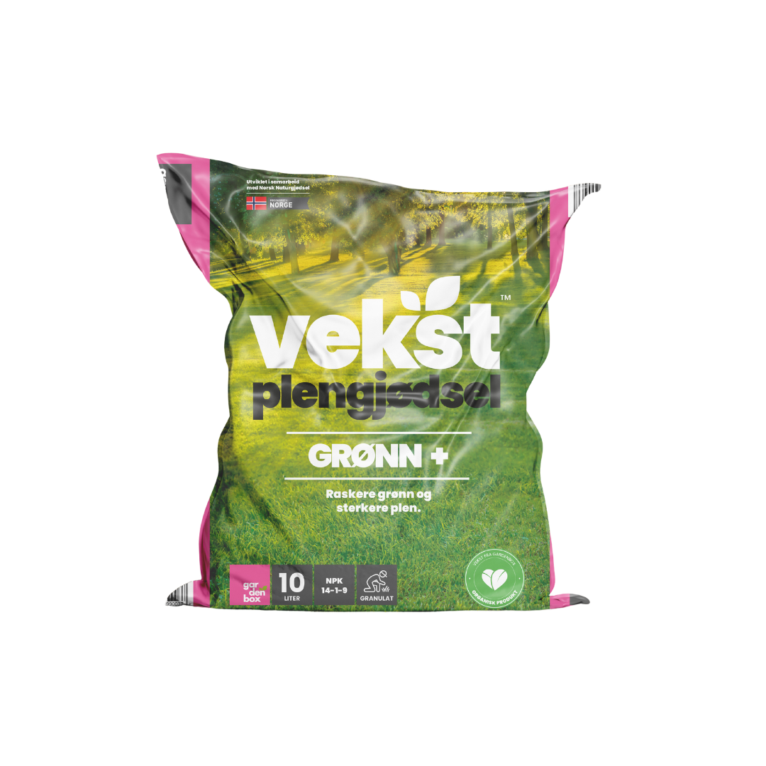 Vekst Grønn+ Plengjødsel 10L