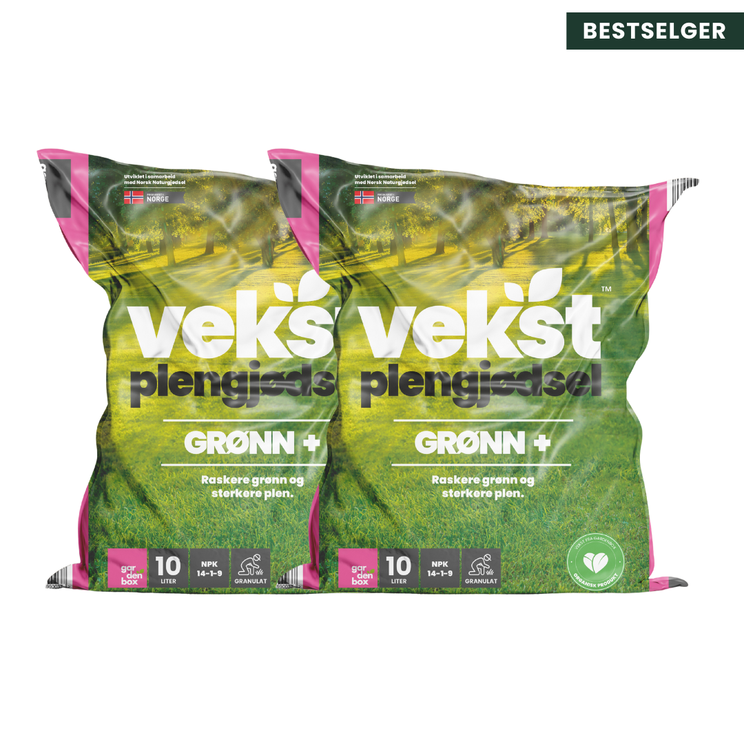 Vekst Grønn+ Plengjødsel 10L