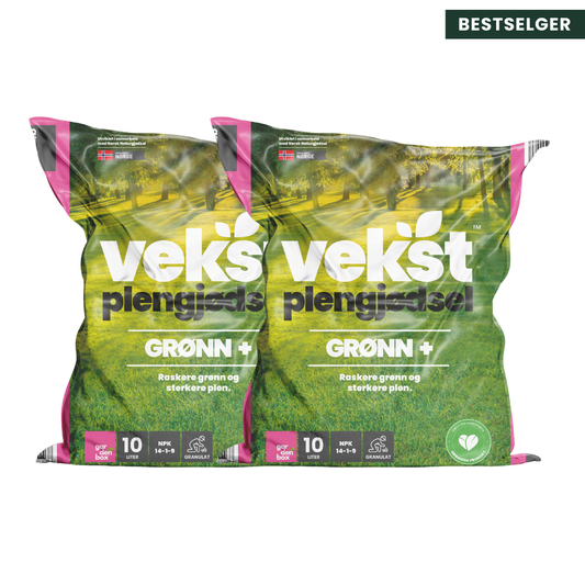 Vekst Grønn+ Plengjødsel 10L