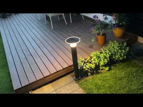 Helios PRO solcellelampe med sensor
